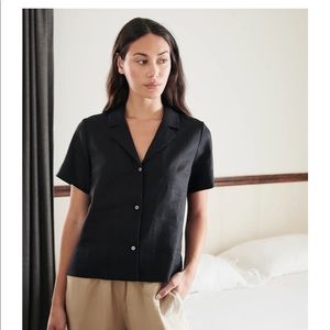 Quince European Linen Short Sleeve Shirt
